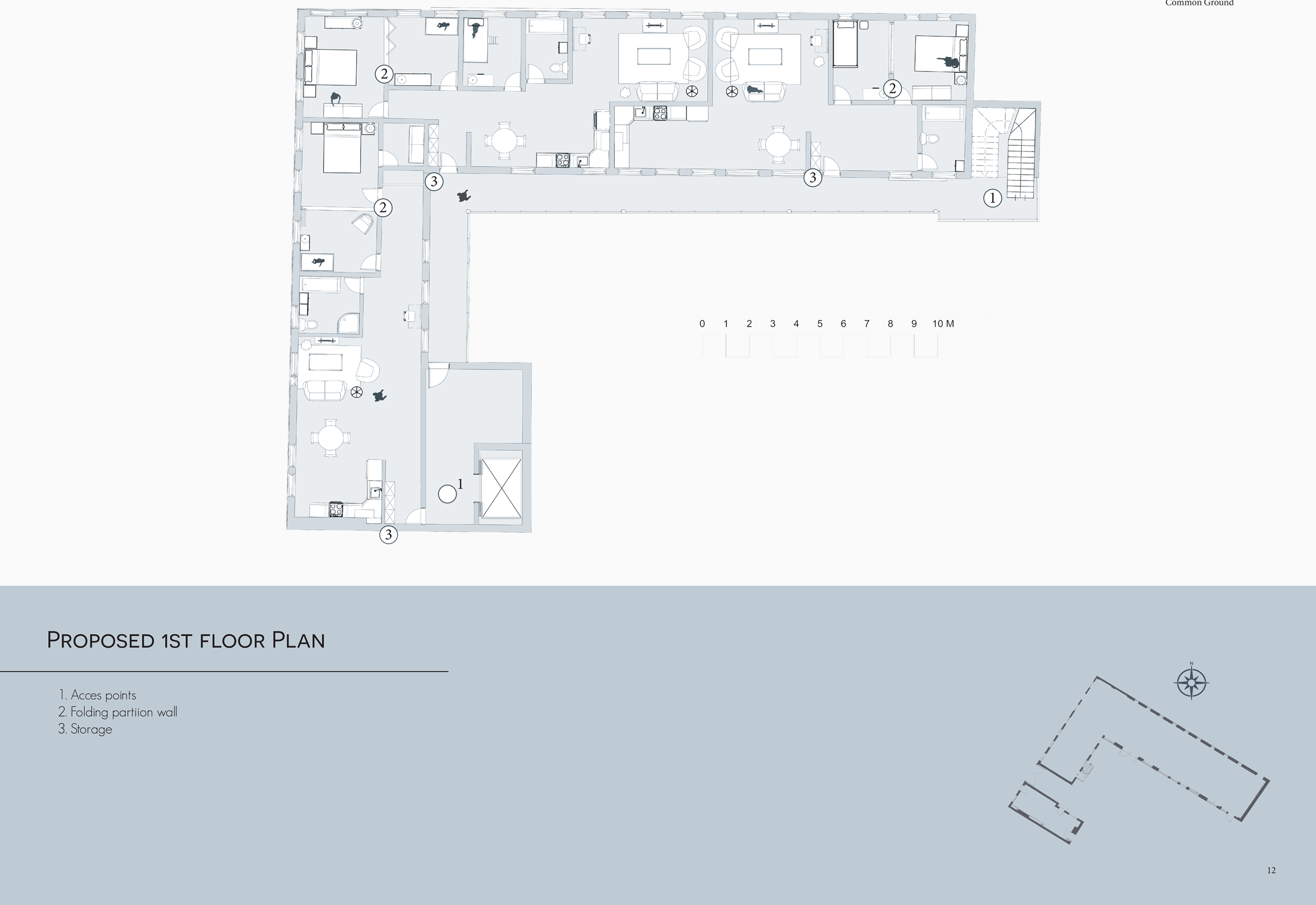 Proposed first floor plan
